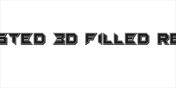 Suggested 3D Filled Regular Logo
