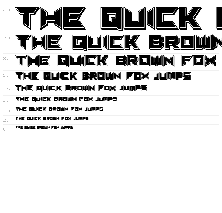 Suggested 3D Filled Regular Waterfall