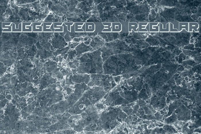 Suggested 3D Regular Example 3