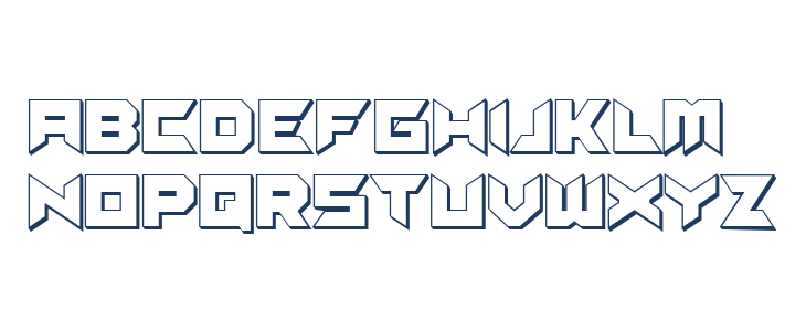 Suggested 3D Regular Lowercase