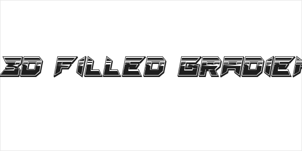 Suggested 3d Filled Gradient  Regular Logo