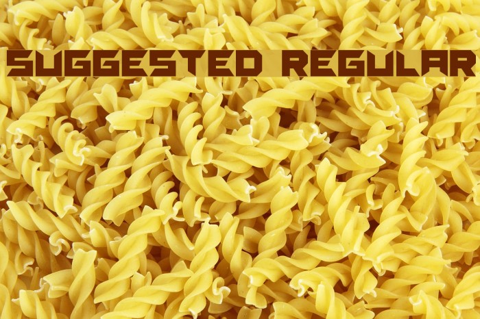 Suggested Regular Example 1