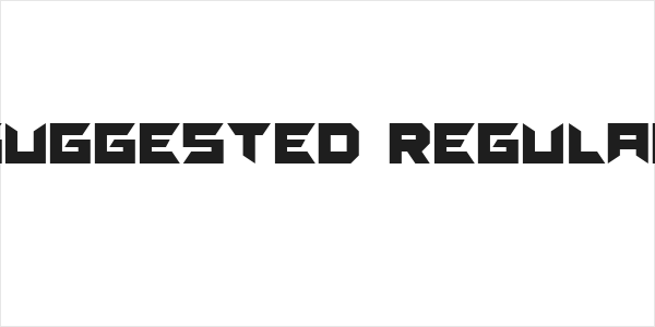 Suggested Regular Logo