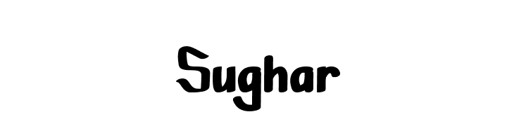 Sughar  font caratteri gratis