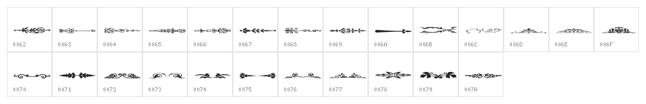 Sughayer Separates 12 Character Map