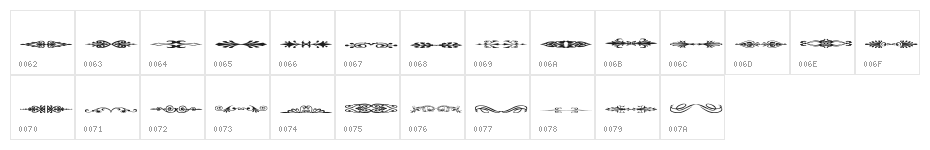 Sughayer Separates 14 Character Map