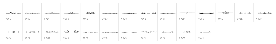 Sughayer Separates 8 Character Map
