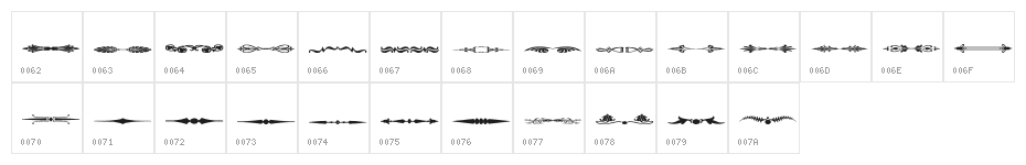 Sughayer Separates_16 Character Map
