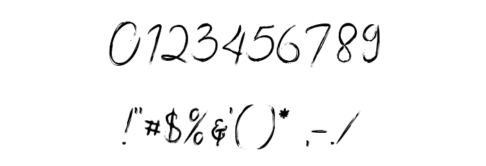 Sugih Janji Font OTHER CHARS