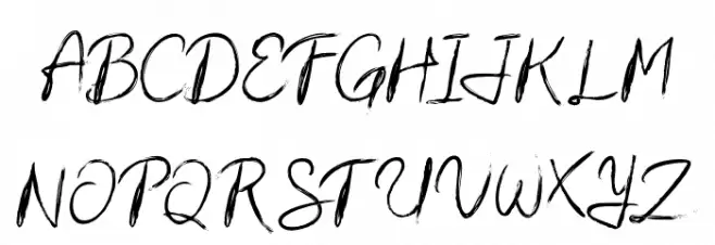 SugihJanji 字体 大写
