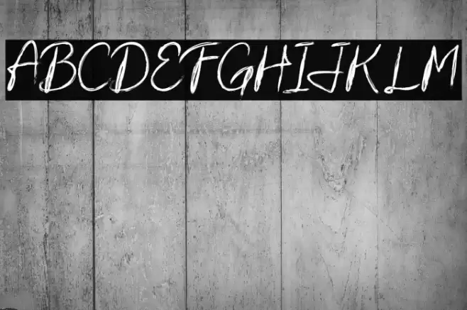 SugihJanji Font examples