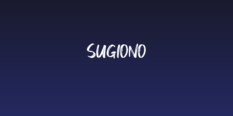 Sugiono Social Header