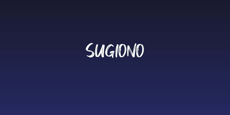 Sugiono Social Header