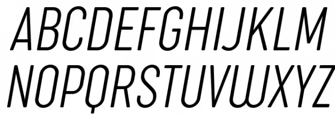 Sugo Pro Classic Trial ExtraLight Italic خط أحرف كبيرة