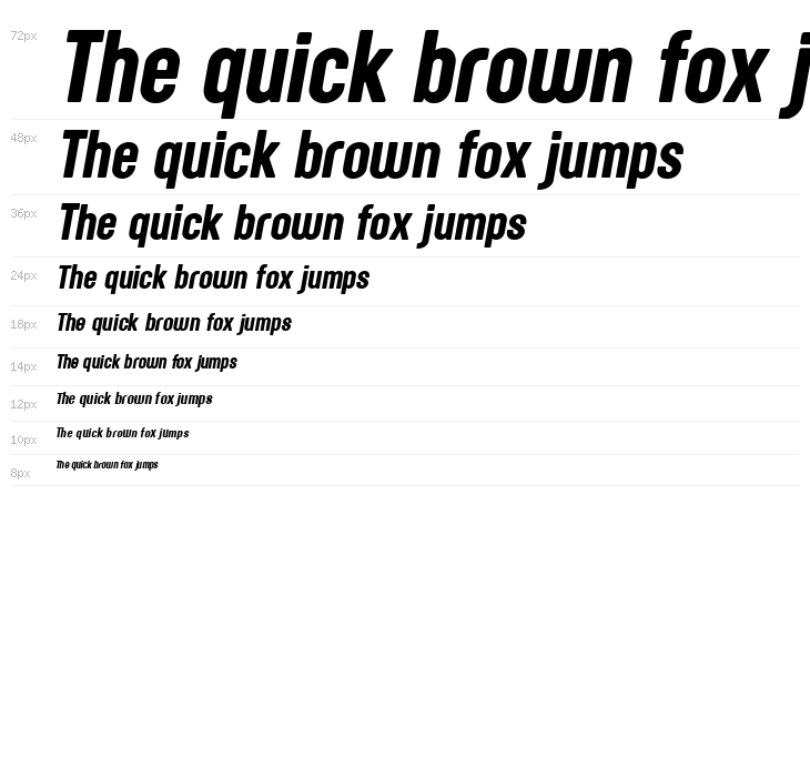 Sugo Pro Classic Trial Italic Waterfall