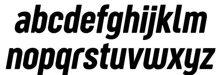 Sugo Pro Classic Trial Italic Font LOWERCASE