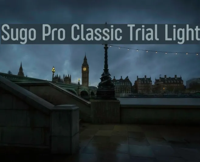Sugo Pro Classic Trial Light Example 1