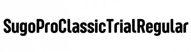 Sugo Pro Classic Trial Regular 