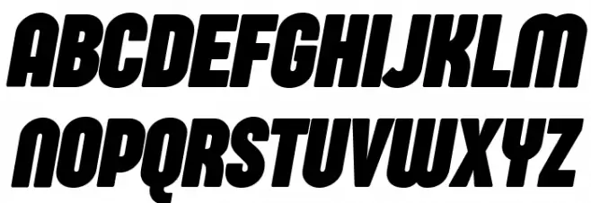 Sugo Pro Display Trial Bold Italic フォント 大文字