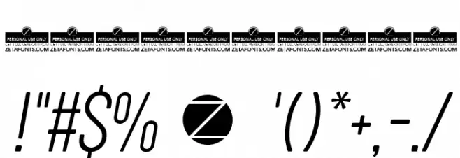 Sugo Pro Display Trial ExtraLight Italic Font OTHER CHARS