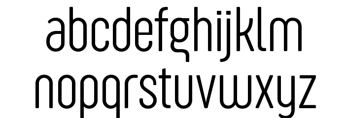 Sugo Pro Display Trial ExtraLight Font LOWERCASE