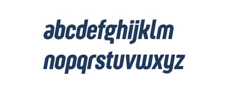 Sugo Pro Display Trial Italic Lowercase