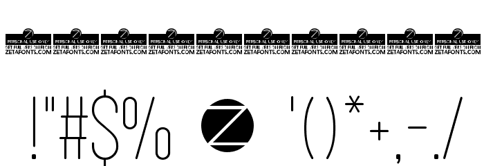 Sugo Pro Display Trial Thin Font OTHER CHARS