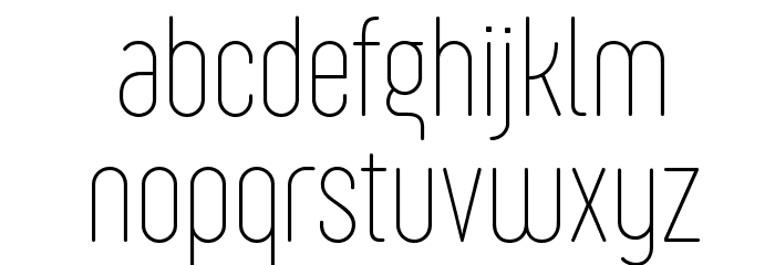 Sugo Pro Display Trial Thin Font LOWERCASE