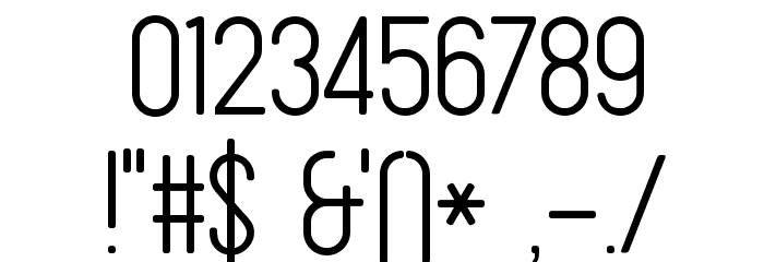 Sugo UltraLight Font OTHER CHARS