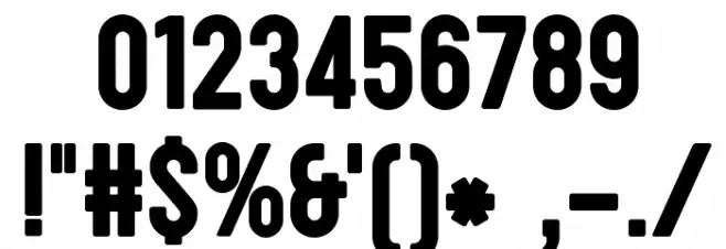 Sugo Font OTHER CHARS