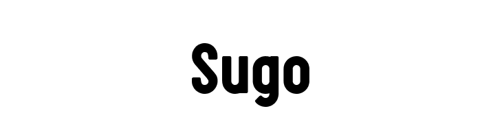 Sugo  les polices de caractères gratuit tlcharger