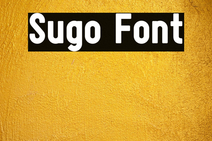 Sugo Font examples