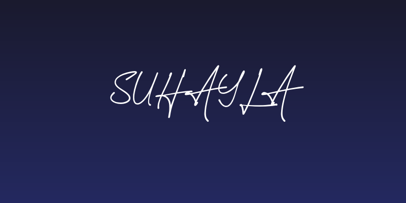 Suhayla Social Header