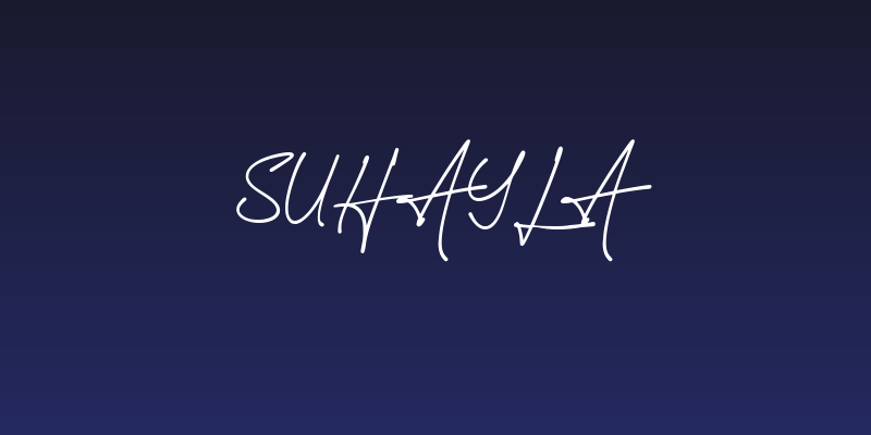 Suhayla Social Header