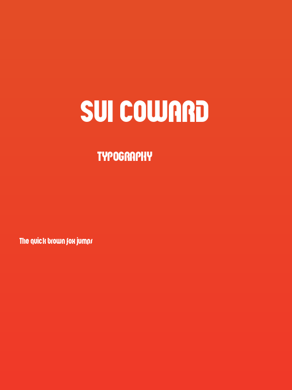 Sui Coward Poster