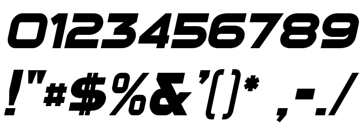 Sui Generis Bold Italic Font OTHER CHARS