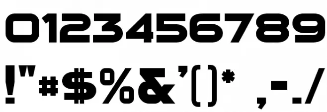 Sui Generis Bold フォント その他の文字