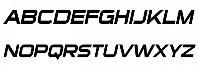 Sui Generis Italic 字体 大写