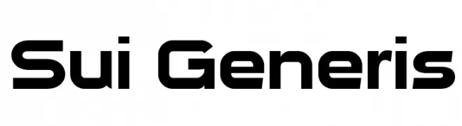 Sui Generis  font caratteri gratis
