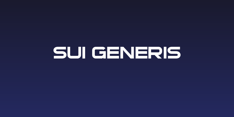 Sui Generis Social Header