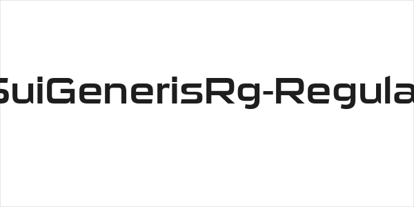 SuiGenerisRg-Regular Logo