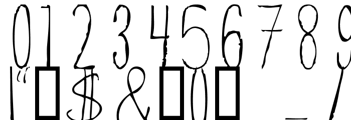 SuicideDraft-Regular Font OTHER CHARS