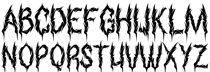 Suicra Crukods Trial Regular Font Litere mari