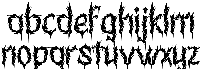 Suicra Crukods Trial Regular Font Litere mici