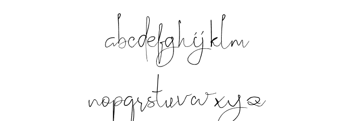 Suillirre Font LOWERCASE