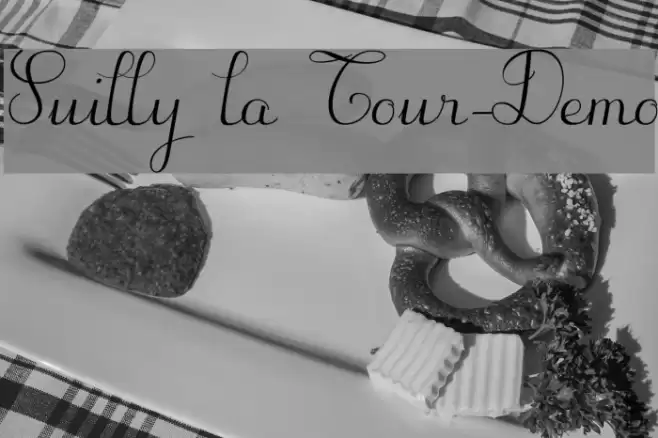 Suilly la Tour-Demo Font examples