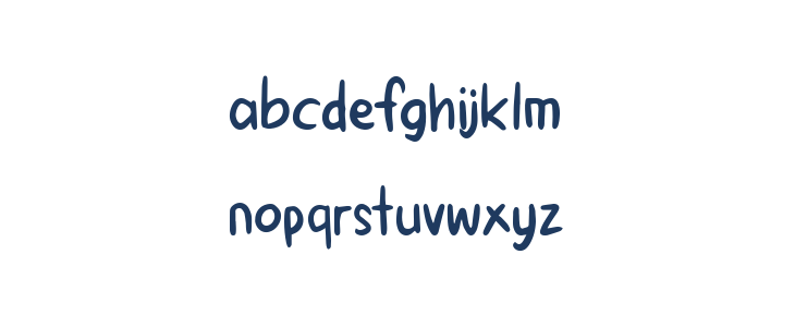 Suiren Regular Lowercase