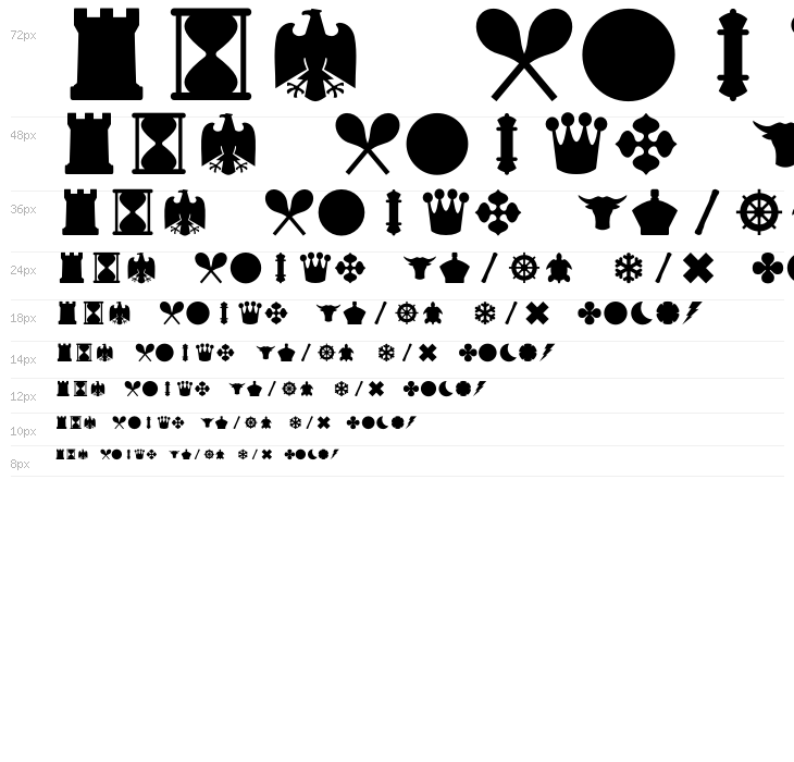 Suit Icons Regular Waterfall