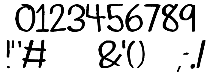 Suitcase Font OTHER CHARS