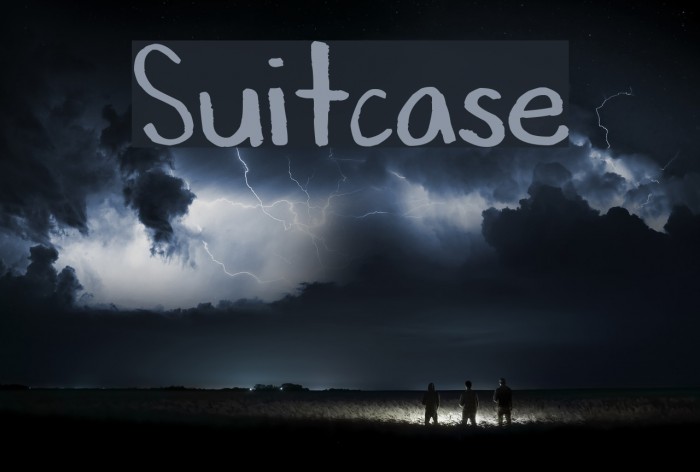 Suitcase Font examples
